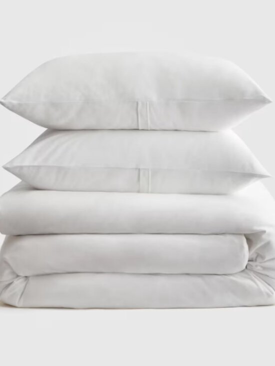Quince Other - Quince 100% Organic Cotton Duvet Set White F/Q EUC